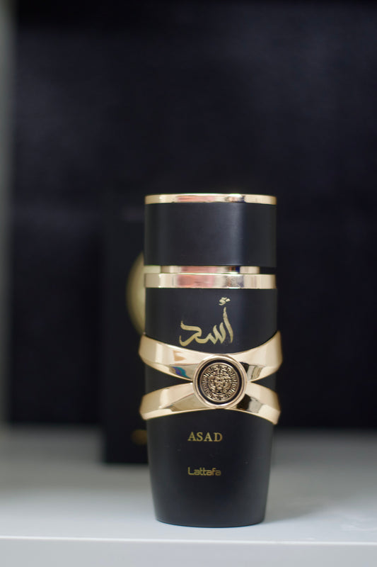Lattafa Asad 100 ml Eau de Parfum + Regalo frasco de viaje.