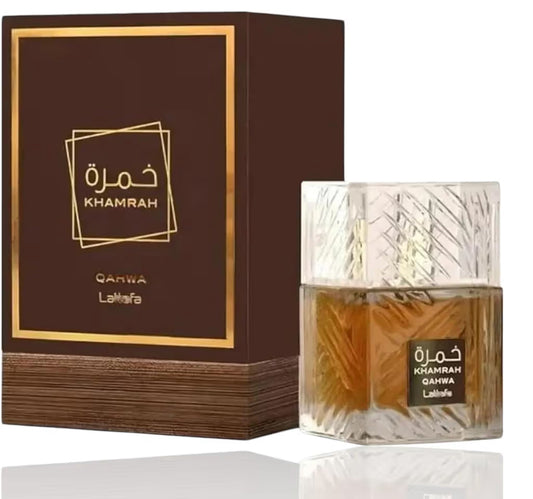 Lattafa Khamrah Qahwa – Eau de Parfum 100ml + Regalo frasco de viaje.
