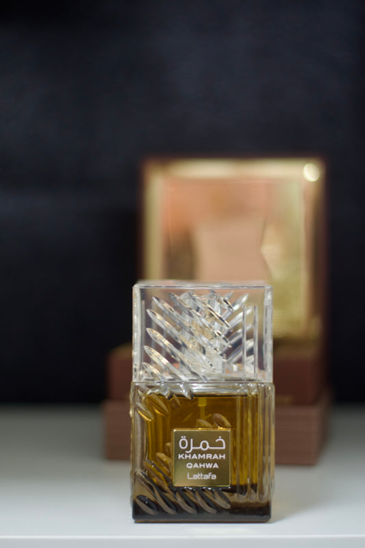 Lattafa Khamrah Qahwa – Eau de Parfum 100ml + Regalo frasco de viaje.